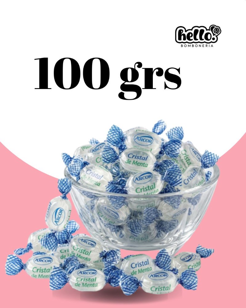CARAMELOS MENTA CRISTAL x100gr