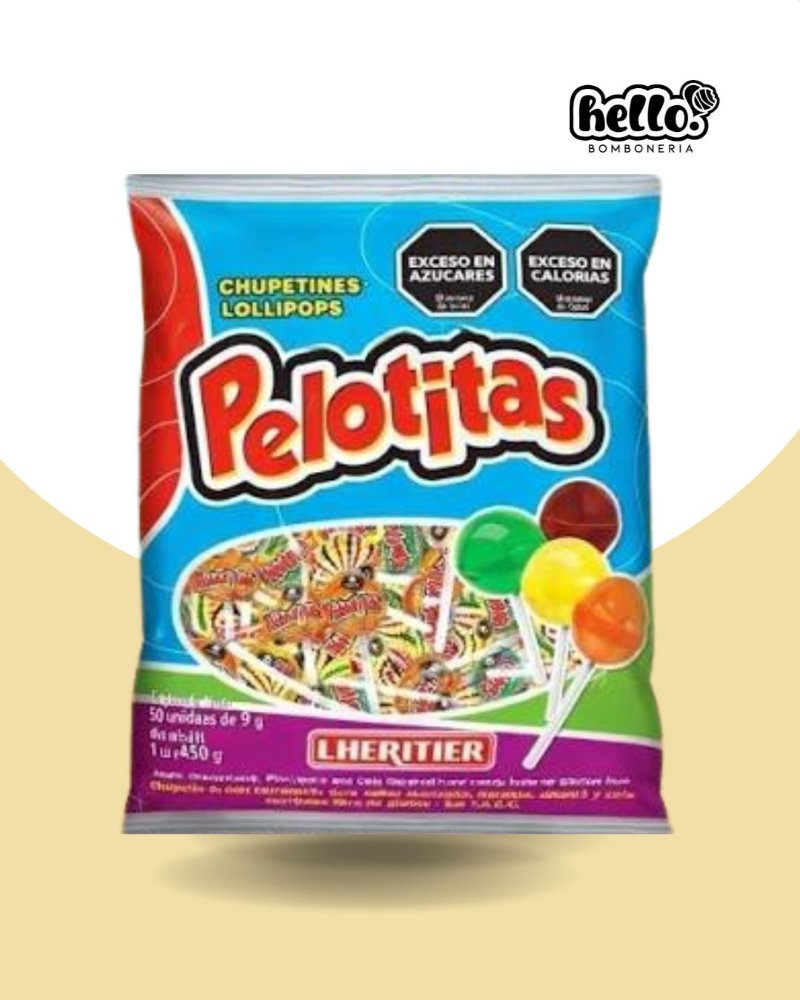 CHUPETIN PELOTITAS x50un