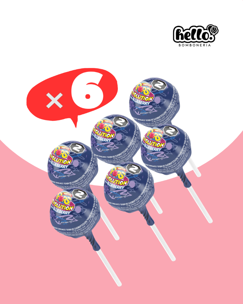 CHUP. EVOLUCION x6un (blueberry)