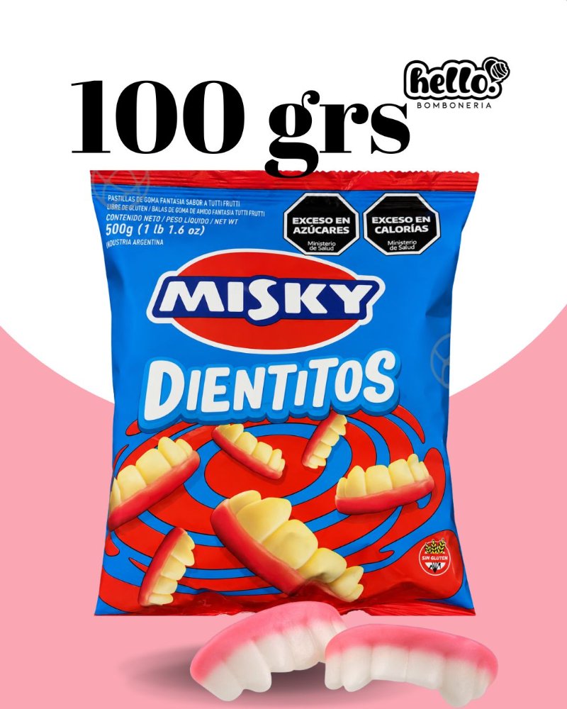 GOMITAS DIENTES MISKY x100gr