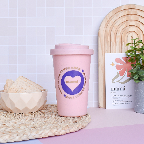 772  Vaso Cuplast Dia De La Madre (Rosa)