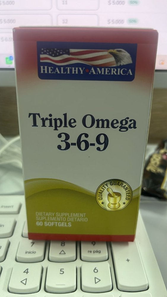 Suplemento Triple Omega (HEALTHY AMERICAN)