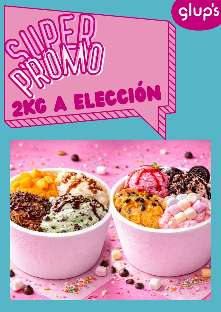 PROMO 2 KG DE HELADO