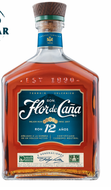 Ron Centenario 12 Años FLOR DE CAÑA 750 ML