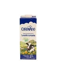 Leche Coronado de Caja Semidescremada