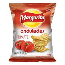 PAPITAS MARGARITA ONDULADAS DE TOMATE 32G