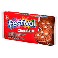 GALLETA FESTIVAL CHOCOLATE 12*6