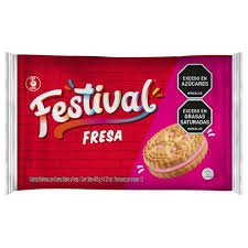 GALLETAS FESTIVAL 12*4 FRESA