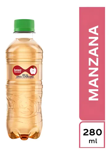 90019 - AGUA BRISA SABORIZADA MANZANA X 280 ML