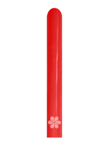 00087 - GLOBO TUBITO 260 FASHION ROJO X 20 UND