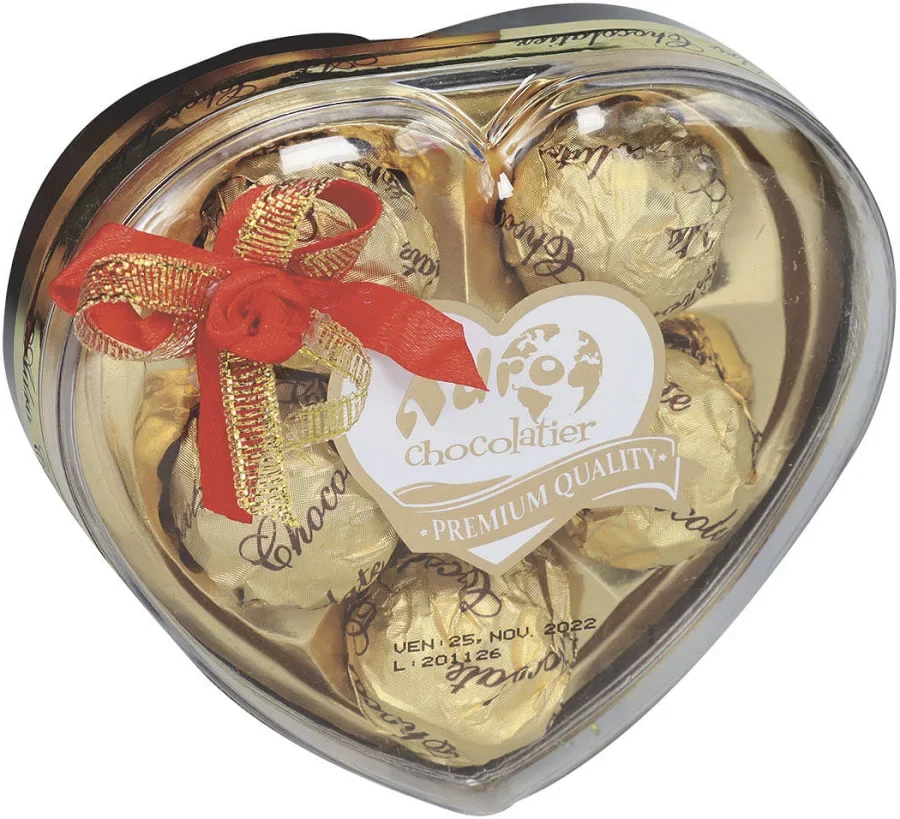 100022 - CHOCOLATE CORAZON NEGRO X 5