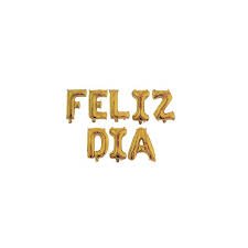 00031 - GLOBO FELIZ DIA METALIZADO FESTELLA REF. 2D-1746