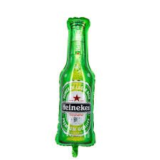00033 - GLOBO METALIZADO HEINEKEN 14"