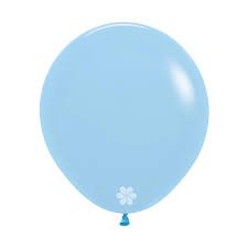 00068 - GLOBO R-12 PASTEL MATE AZUL X 12 UND