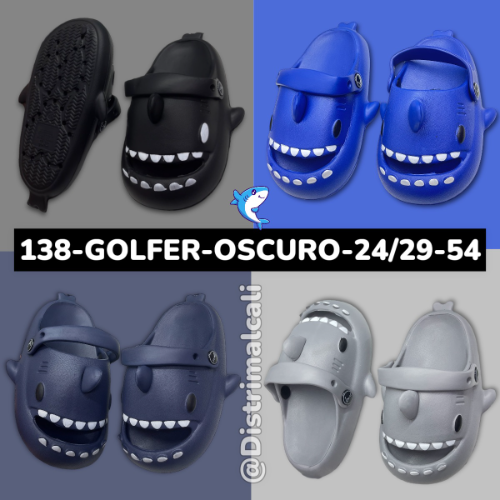 50005 - CHANCLA NIÑO CAPELLADA TIBURON GOLFER-138