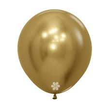 00077 - GLOBO R-12 REFLEX DORADO X 12 UND