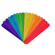 80021 - PALOS DE PALETA COLORES SURTIDOS X 50