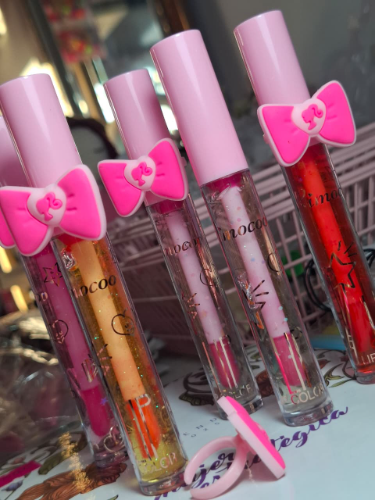 LIP OIL MAGICO CON LAZOS GIRL RIMOCOO