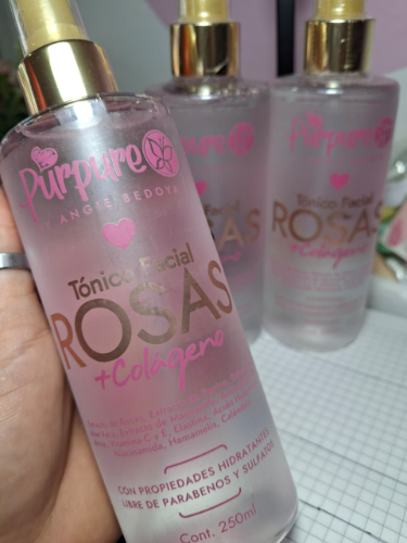 AGUA DE ROSAS PURPURE CON COLÁGENO