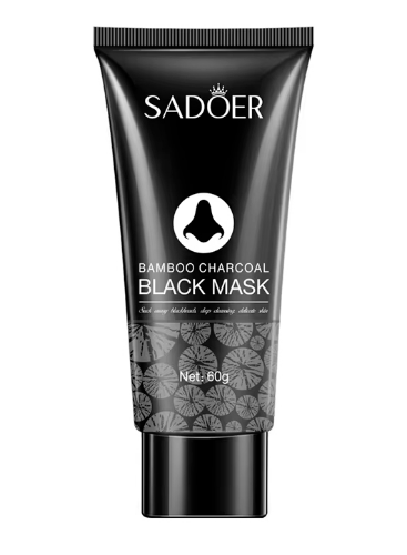 MASCARILLA PARA PUNTOS NEGROS TIPO PEEL CARBON DE BAMBOO 60GR SADOER