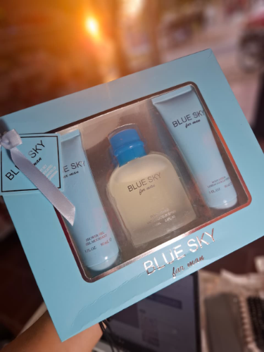 KIT DELUXE X3 CABALLERO BLUE SKY FOR MEN