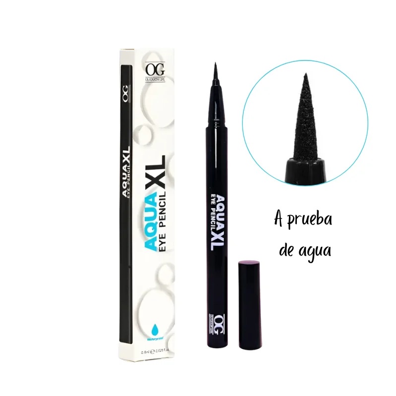 DELINEADOR PLUMON FINO PROFESIONAL OG AQUAXL NEGRO