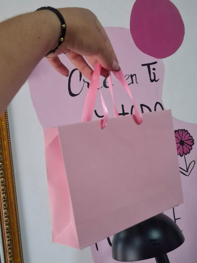 BOLSA HORIZONTAL MINI ROSA