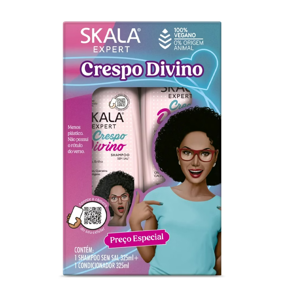 SHAMPOO Y ACONDICIONADOR CRESPO DIVINO SKALA X 325ML