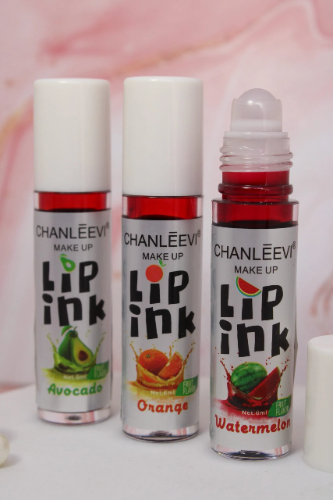 TINTA DE LABIOS EN ROLL ON FRUITS FLAVOR CHANLEEVI