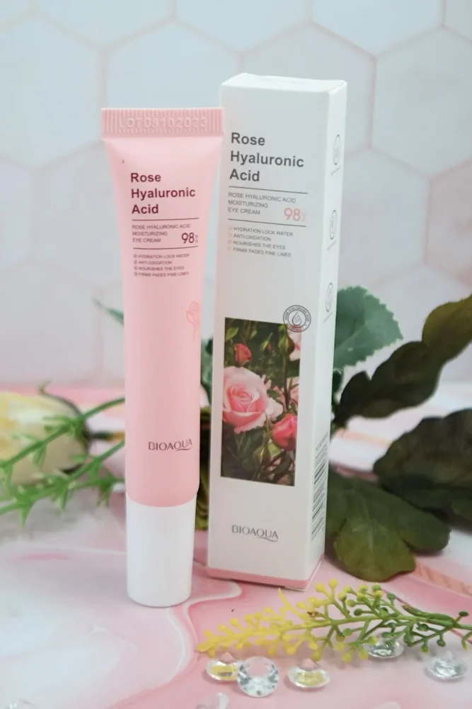 CREMA CONTORNO DE OJOS CON ACIDO HIALURONICO DE ROSAS BIOAQUA
