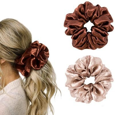 SCRUNCHIE GRANDE  EN SATIN GENERICO