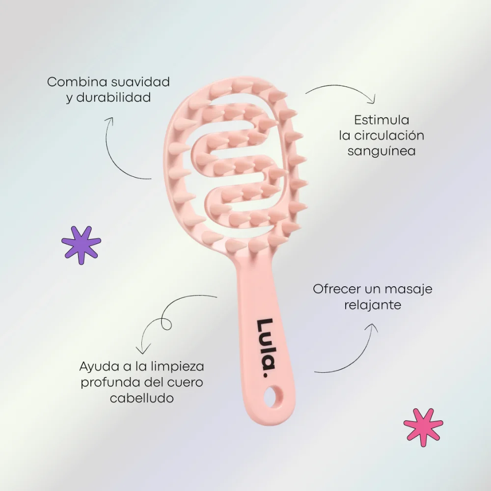 CEPILLO HAIR BRUSH PINK LULA