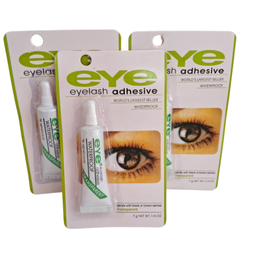 PEGANTE DE PESTAÑA TRANSPARENTE EMPAQUE VERDE EYE