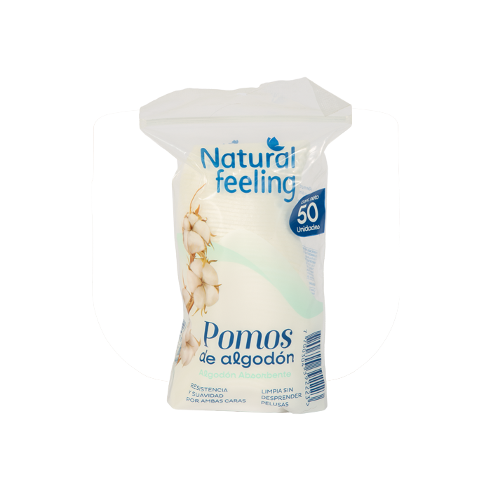 POMOS DE ALGODON X50UNIDADES