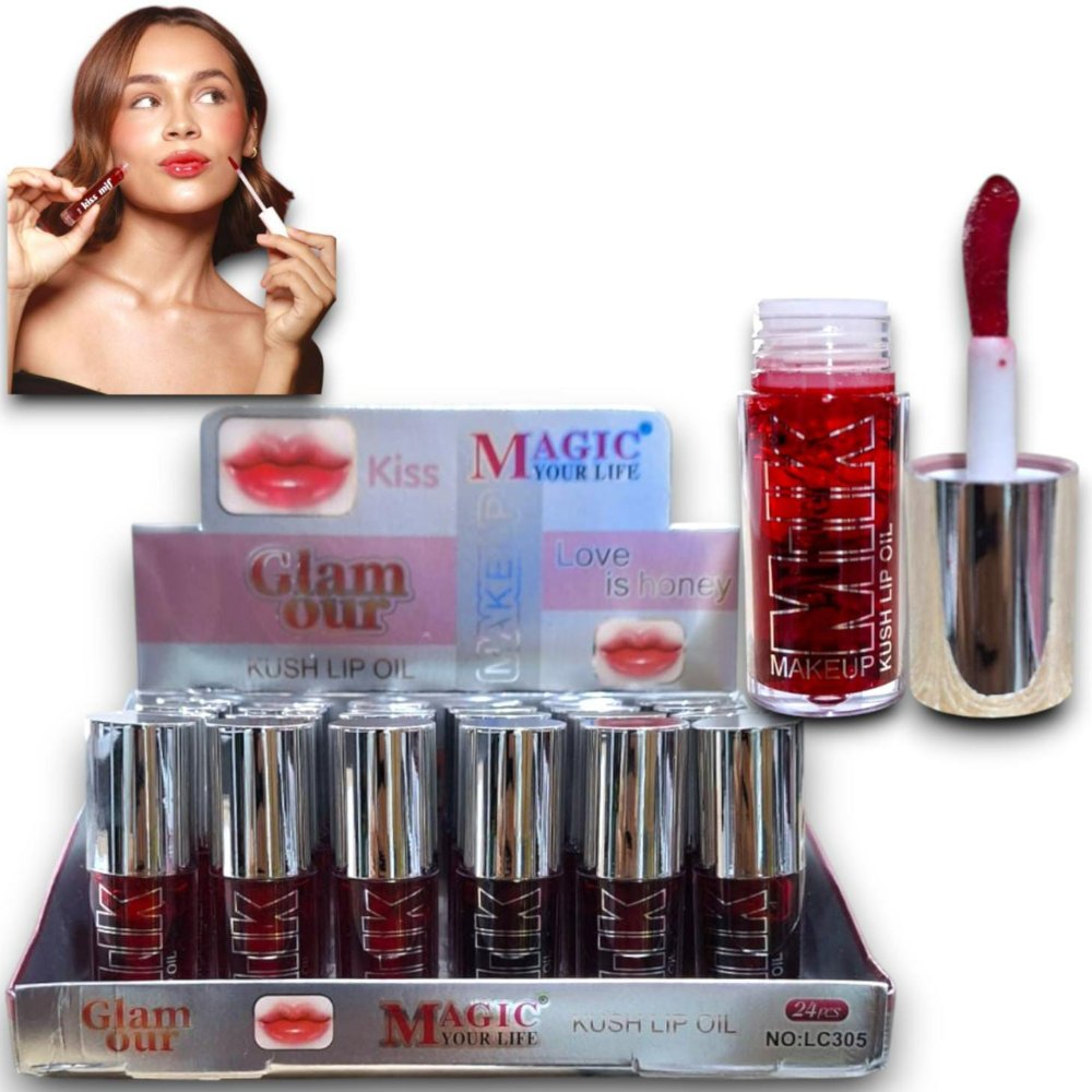 TINTA DE LABIOS APLICADOR JUMBO GLAMOUR KUSH MAGIC