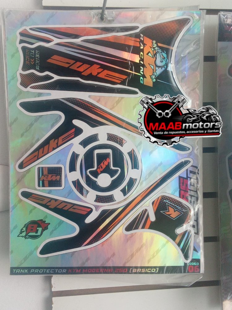 PROTECTOR DE TANQUE  KTM250  /PULSAR 200