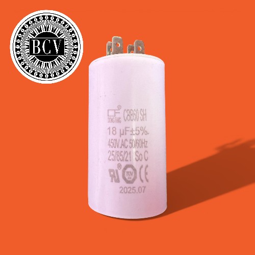 Condensador Para Motor 18uf 450vac