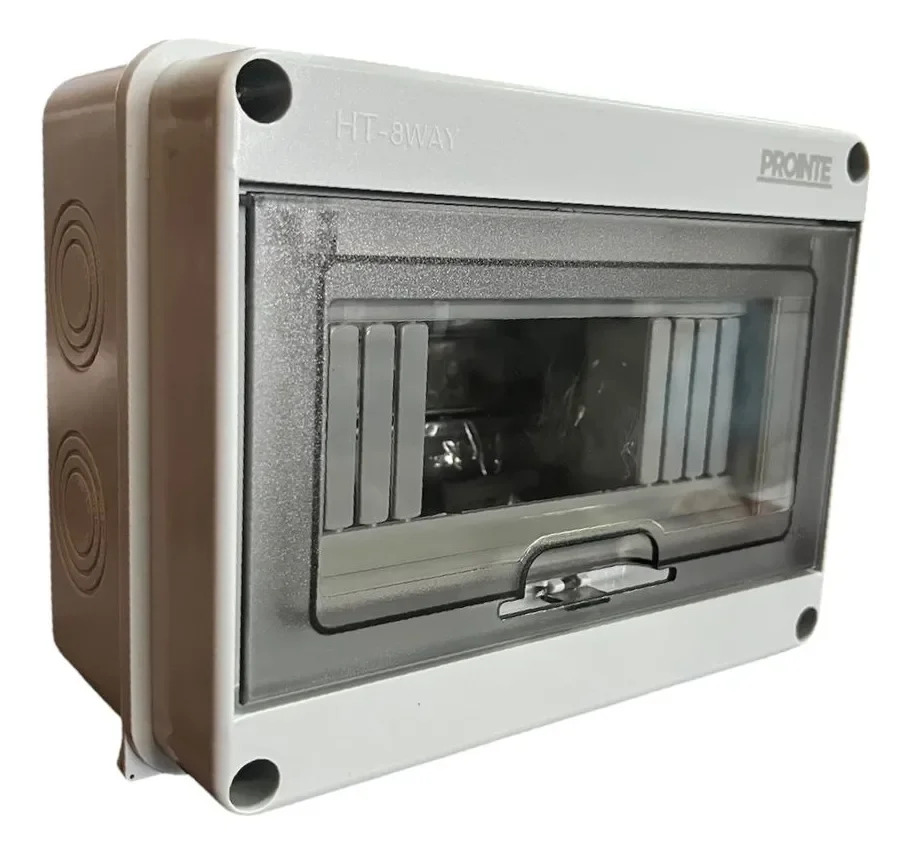 Caja Tablero Plastico Para Protector 8 Circuitos
