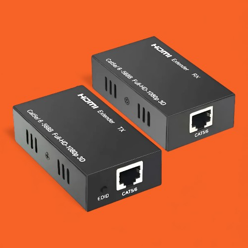 Extensor Hdmi 60 Metros Por Cable Utp Red Rj45