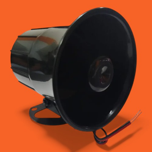 Sirena 6 Tonos 12v-20w Para Alarma De Carros