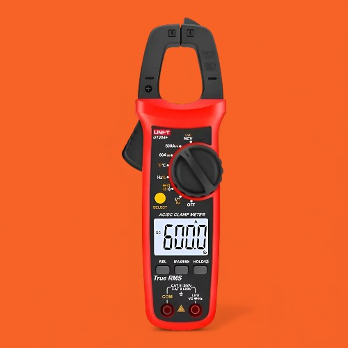 Pinza Amperimetrica Ac/dc Capacimetro Temp. Uni-t Ut 204+