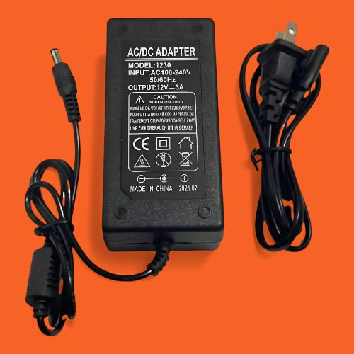 Transformador Fuente 12v 3a Cámaras Cctv Led Dvr