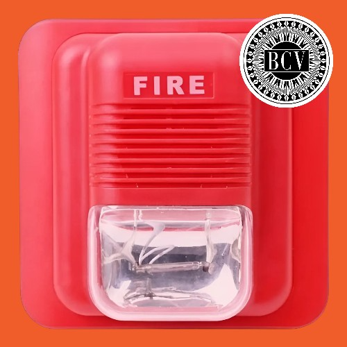 Luz Sirena Para Contra Incendios 12/24v Alarma Fire