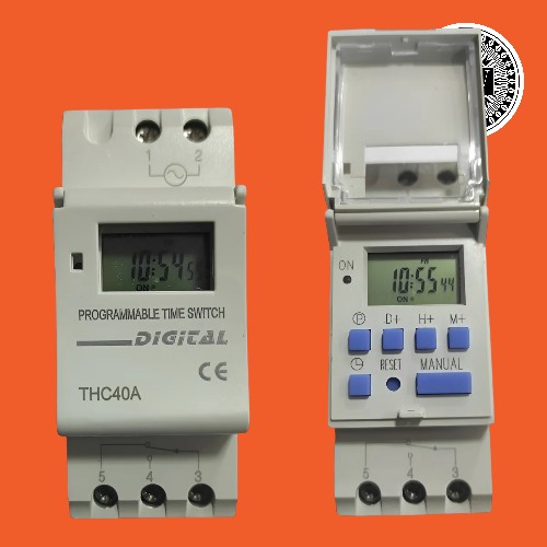 Rele Temporizador 110v Digital Timer Thc 40a