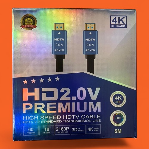 Cable Hdmi 4k Full Hd Alta Velocidad 5 Metros