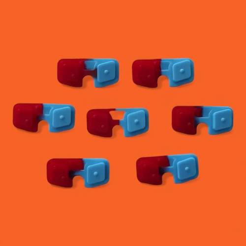 Gomas Pulsador Para Control Nova 1 Par.