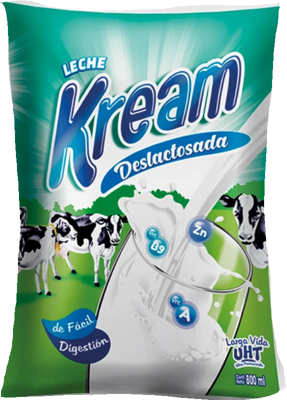leche deslactosada kream