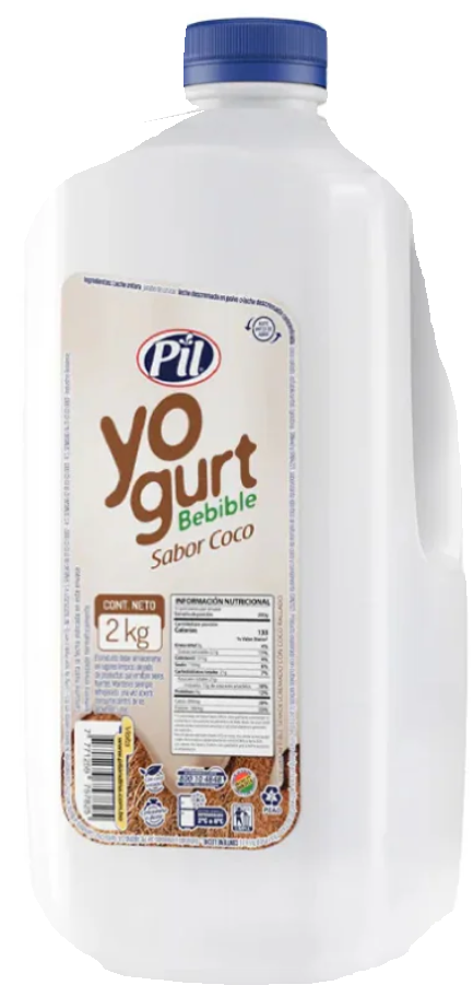 bidon yogurt coco pil 1000g