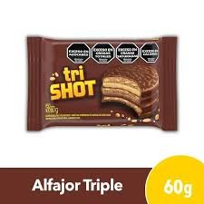 ALFAJOR TRISHOT TRIPLE CHOCOLATE