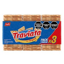 GALLETITAS DE AGUA TRAVIATA X3